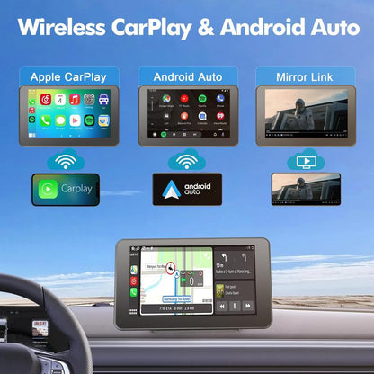 Upgrade Your Drive: PASLDA's 2025 Wireless CarPlay Screen for Android & iPhone - The Ultimate Portable Car Play Adapter for Seamless In-Car Entertainment!