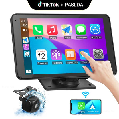 Upgrade Your Drive: PASLDA's 2025 Wireless CarPlay Screen for Android & iPhone - The Ultimate Portable Car Play Adapter for Seamless In-Car Entertainment!