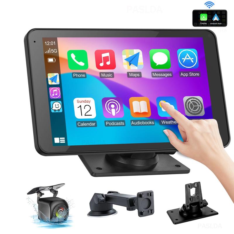 Upgrade Your Drive: PASLDA's 2025 Wireless CarPlay Screen for Android & iPhone - The Ultimate Portable Car Play Adapter for Seamless In-Car Entertainment!